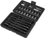 GRAPHITE Csavarhúzó bitkészlet mágneses szárral műanyag tokban 100db (56T515)