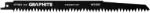 GRAPHITE Orrfűrészlap, HCS, 5TPI, 240X19X1, 5mm, fához (57T563)
