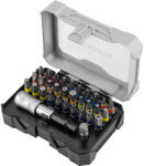 GRAPHITE Csavarhúzó bitkészlet 25mm, mágneses szárral műanyag tokban, 32db (56T557)