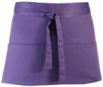 Premier Workwear Rövid pincérkötény zsebekkel - Lila (PR155-1000143262)