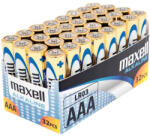Maxell Elem AAA mikro LR03 zsugorfóliás alkaline 4 db/csomag, Maxell