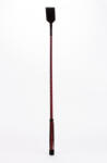 Devil Sticks Leather Stick with Neon Strip and Nubuck Leather Top Red - kacerkucko