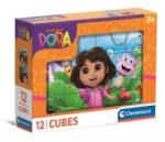 Clementoni Clementoni: Dóra, a felfedező mesekocka - 12 db-os (41510) - ejatekok