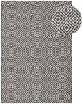 Hanse Home Covor de exterior NORTHRUGS Karo, 140 x 200 cm, negru-alb Covor