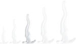 ClearlyHorny Lieps átlátszó dugó - prémium intim eszköz 22 x 5 cm