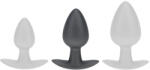 Ouch! Metál plug - prémium anális izgató, 6, 5 x 3, 3 cm, szürke