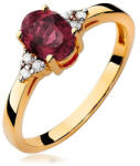Heratis Forever Rodolit gyűrű gyémántokkal BSBR037RP