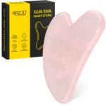 4FIZJO Piatra Gua Sha canelată din cuarț roz natural - 4fizjo - 29,99 RON Aparat de masaj