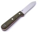 Brisa Brisa Kephart 115 Flat 80CrV2 / Green Micarta / Sheath Bushcraft 115 kés (272-1563)