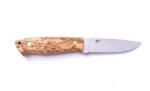 Brisa Brisa Trapper 95 Elmax Flat / Stabilized Curly Birch / Sheath Bushcraft 95 (069-2071-1561)