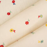 Takoy Dupla géz JENNY színes virágok