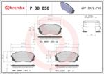 BREMBO Fékbetét készlet BREMBO P 30 056X for HYUNDAI, KIA (P 30 056X)