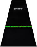 One 80 Dart gumi szőnyeg fa dobóléccel ONE80, 90cm széles, fekete, zöld