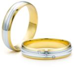 SAVICKI Verighete: aur bicolor, rotunde, 4 mm - savicki - 8 772,00 RON
