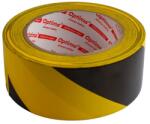 OPTIMA Banda adeziva pentru avertizare, 48mm x 33 m, 150 microni, Optima Safety Warning - negru/galben (OP-61504833SW-BY) - ihtis
