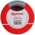 OPTIMA Banda adeziva din aluminiu, 48mm x 25 m, 60 microni, Optima - argintie (OP-60604825AL) - ihtis