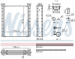 NISSENS Schimbător de căldură, încălzire habitaclu NISSENS 707280 (707280) - fixbox
