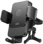 XO CX041 autós tartó vezeték nélküli töltéssel szellőzőrácsra 15W - fekete