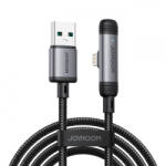 Apple Cablu Date si Incarcare USB-A - Lightning Joyroom S-A56 EnjoyX Angled, 18W, 1.2m, Negru