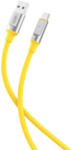 XO NB251 USB-A - Type-C kábel 6A 1m - sárga
