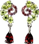 Frumoasa Venetiana Cercei argint peridot (C3127)