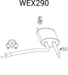 QWP Toba esapamet intermediara QWP WEX290 (WEX290)