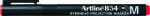 Artline Marker OHP permanent Artline 854, varf mediu - 1.0mm - rosu (EK-854-RE)