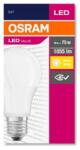 OSRAM LED izzó, E27, gömb, A60, 10W, 1055lm, 2700K (MF), OSRAM "Value (OLEDE2706) - webpapir