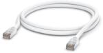 Ubiquiti UACC-Cable-Patch-Outdoor-2M-W, cablu patch UniFi exterior, 2m, Cat5e, alb (UACC-Cable-Patch-Outdoor-2M-W)