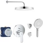 SANITINO - Set de duș cu baterie și corp încastrat Grohe, accesorii kielle, crom SANI21GKK016 (SANI21GKK016)