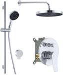 kielle Nefia - Baterie încastrată, pentru 2 consumatori, cu accesorii EcoSpare și corp, crom 20627SP60 (20627SP60)