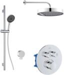 kielle Oudee - Baterie termostatată, încastrată, pentru 2 consumatori, cu accesorii EcoSpare și corp, crom 20627SPT20 (20627SPT20)