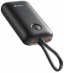 SWISSTEN POWER BANK VOLTBOX 35W 10000 mAh BEÁLLÍTOTT USB-C ÉS LIGHTNING KABELEK FEKETE (22013936)