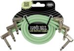 Ernie Ball Flex Patch Cable 12in Glow in Dark 3 Pack