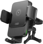 XO autós telefontartó WX041 vezeték nélküli induktív töltővel 15W fekete szellőzőrács