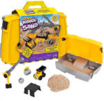 Spin Master Kinetic Sand - Építkezés kinetikus homok játékkészlet daruval és teherautóval (6059398) - jatekbirodalom