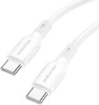 BOROFONE Succeed BX80 Type C - Type C kábel 60W 3A 1m fehér