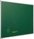 Smit Visual Supplies Tabla magnetica emailata, pentru creta 100 x 200 cm, profil aluminiu SL, SMIT (11103244)