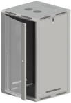 ALANTEC ALANTEC 19" 18U 600x600 wall/stand cabinet, glass door, grey (SW-18U-600-600-N-DSJ-OP-RP-B-S) - vexio