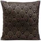 Eurofirany Agnes bársony párnahuzat Fekete 40x40 cm (HS388486)
