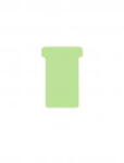 Djois T-cards, din hartie, 100buc/set, format 2 - (85 x 48mm, top 60mm) - verde (DJ-2554825000)