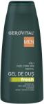 Gerovital Men Fresh 3 in 1 Tusfürdő, 400 ml