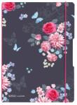 Herlitz My. Book Flex A4 2X40 jegyzetfüzet, 80 g/m2 papír, velin, Ladylike Flowers motívum (9493970)
