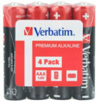 Verbatim ALKALINE BATTERY AAA 4 PACK (SHRINK WRAP) (49500) - gtcomputers