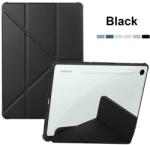 DRO Tok Álló, Bőr Hatású (Aktív Flip, Oldalra Nyíló, Trifold, Asztali Tartó) Piros Samsung Galaxy Tab A 10.1 Wifi (2016) Sm-T580, Samsung Galaxy Tab A 10.1 Lte (2016) Sm-T585