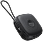 Forcell F10K5 F-Energy Indukciós Powerbank 1xUSB-C Csatlakozással Beépített Type-C És Lightning Kábellel 10000 mAh 3A PD QC3.0-Fekete