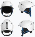 Briko Детска скиорска каска Briko Makalu Jr shiny white/lochmara blue