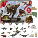Mattel Jurassic World Újjászületés Adventi Naptár Figurák+kiegészítők 24 Db (JTB67)