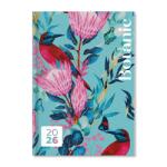 PERIOD Botanic Blue 2026 A5 napi beosztású határidőnapló P4114-3428 (P4114-3428)