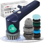 Clatronic ERB 3815 Újratölthető Felülettisztító Kefe - 8 fejjel, Sötétkék